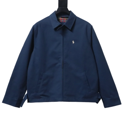 Polo Ralph Lauren Vintage Clasp Chain Coat dark blue 01