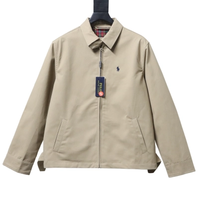 Polo Ralph Lauren Vintage Clasp Chain Coat khaki 01