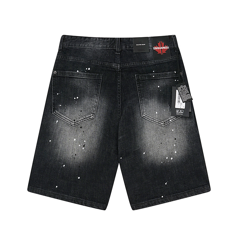 DSQUARED2 Micro Bullet Denim Shorts # 2030