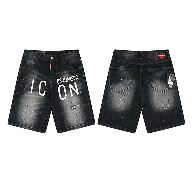 DSQUARED2 Micro Bullet Denim Shorts # 2030