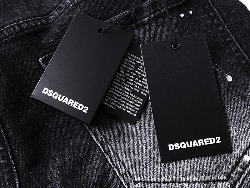 DSQUARED2 Micro Bullet Denim Shorts # 2030