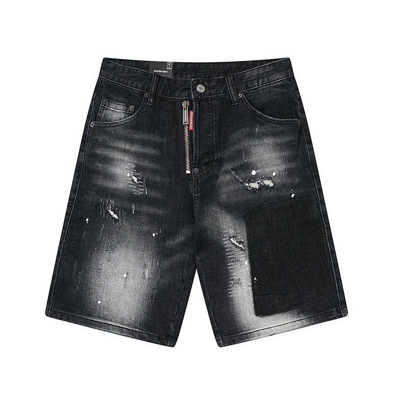 DSQUARED2 Micro Bullet Denim Shorts # 2035