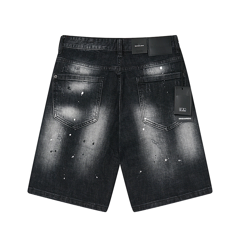 DSQUARED2 Micro Bullet Denim Shorts # 2035