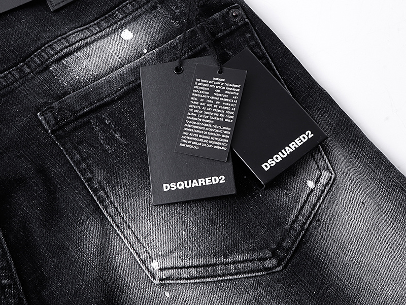 DSQUARED2 Micro Bullet Denim Shorts # 2035