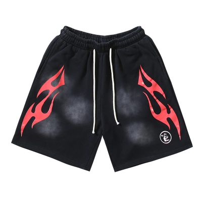 Hellstar Shorts  # 777 black&red 01