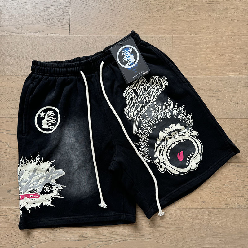 Hellstar Shorts  # 778 black