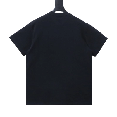 BAPE 26ss Classic Green Camo Big Ape Head Letter Print Short Sleeve T-shirt black 02