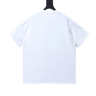 Bape 26ss Patchwork Camo Big Ape Head Letter Print Short-Sleeved T-Shirt 02