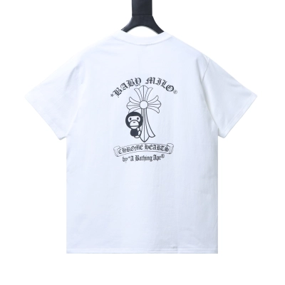 Bape x Chrome Hearts Baby Milo T-shirt white 02