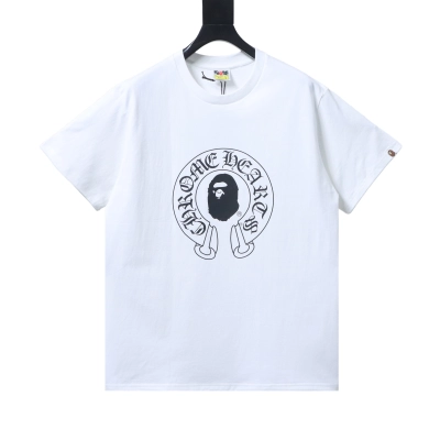 Bape x Chrome Hearts Baby Milo T-shirt white 01