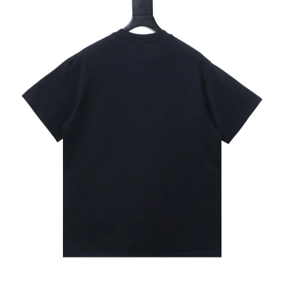Bape 26ss Classic Diamond Patterned Old-Style Print Short Sleeve Shirt black 02