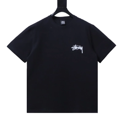 Stussy dice pattern short-sleeved shirt Black 02