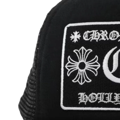 Chrome Hearts CH Las Vegas Trucker Hat Black ch1254 02