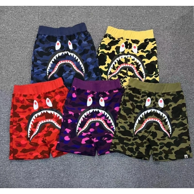 BAPE Shorts  #  8003 Blue & Yellow & Purple & Green & Red 01