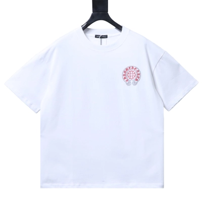 Chrome Hearts Heavyweight Sanskrit Scroll Embroidery Crew Neck T-Shirt white 02
