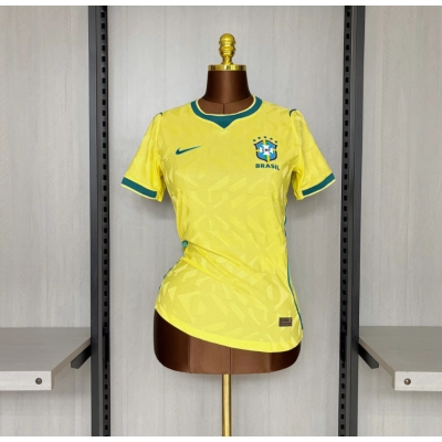 Women's 2026 Brazil Home  Jersey 01