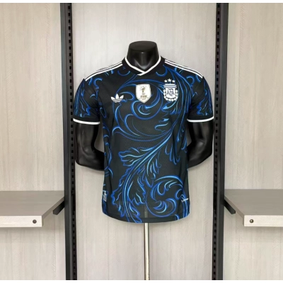 2026 Player Version Argentina Away Patch World Cup Jersey 01