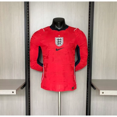 2026 Player Version Long Sleeve England Away Jersey 01
