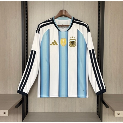 Long-sleeved 2026 Argentina home jersey 01