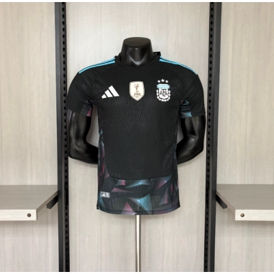 Player Edition 2026 Argentina Goalkeeper Black Jersey 01