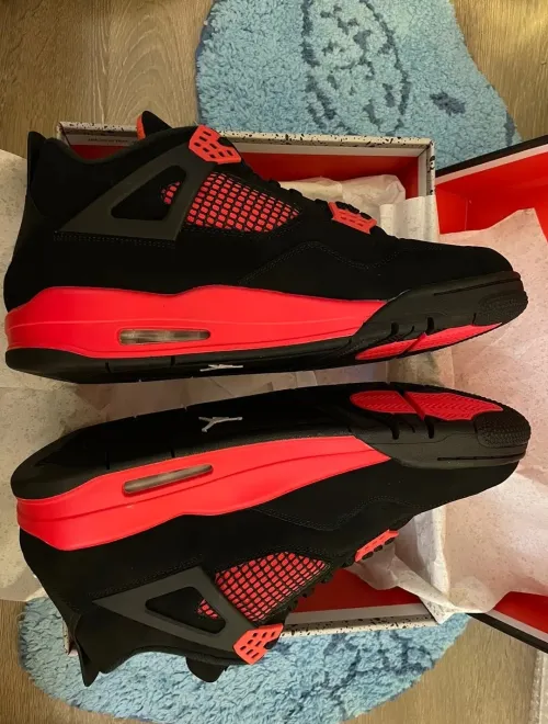 Air Jordan 4 Red Thunder  CT8527-016 review 