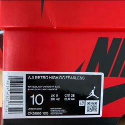 Air Jordan 1 Retro High Fearless UNC Chicago CK5666-100 review Athena Dalton 02