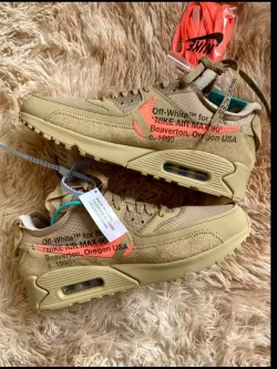 Off-White x Nike Air Max 90 “Desert Ore" AA7293-200 review Natalie Maria