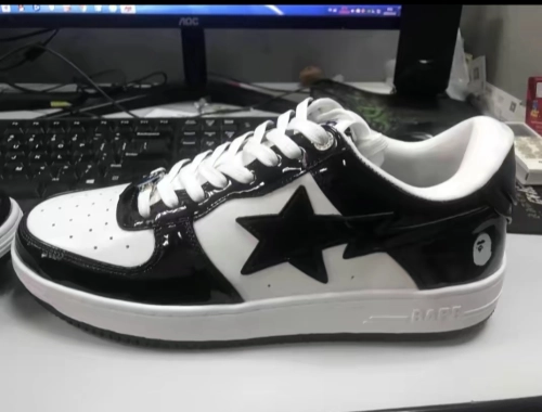 Fake Bape Sk8 Sta Low  1G70-109-0001(BapeSta) review 