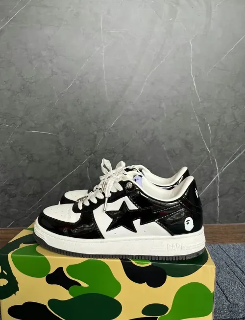 Fake Bape Sk8 Sta Low  1G70-109-0001(BapeSta) review 