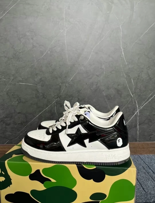 Fake Bape Sk8 Sta Low  1G70-109-0001(BapeSta) review 