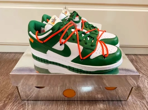 OFF-WHITE x Nike Dunk SB Low Pine Green CT0856-100 review 
