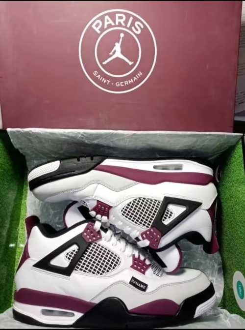 Air Jordan 4 Retro PSG Paris  CZ5624-100 (Best Quality) review 