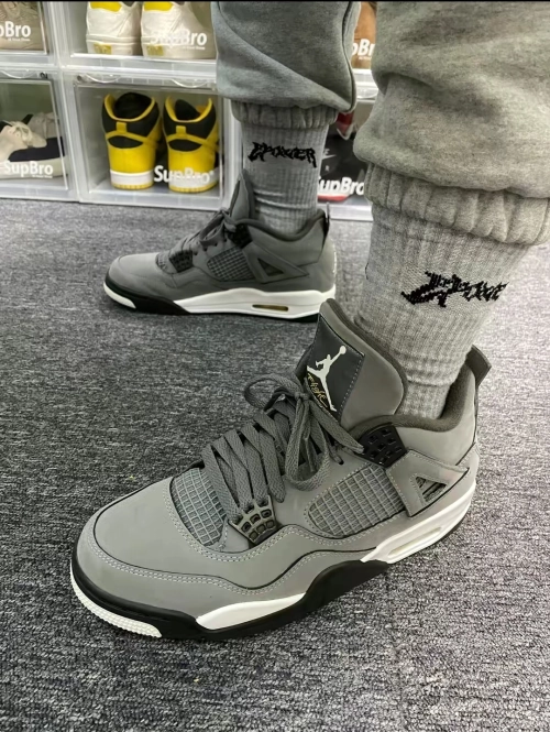 Air Jordan 4 Retro Cool Grey  308497-007 (Top Quality) review 