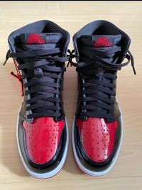 Air Jordan 1 High OG Bred Patent 555088-063 review 1