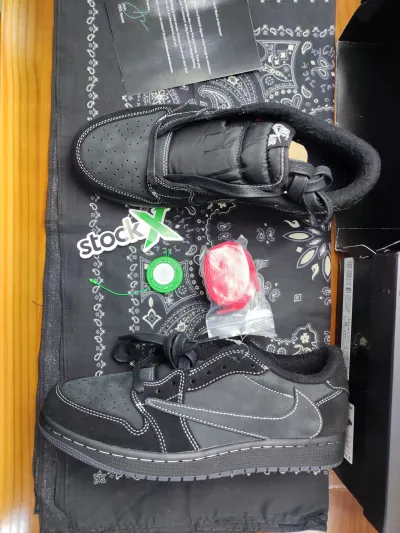 Travis Scott x Air Jordan 1 Low OG SP Black Phantom  DM7866-001（Top version） review Dick Pater 01