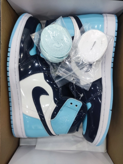 Air Jordan 1 Retro High UNC Patent  CD0461-401 review 