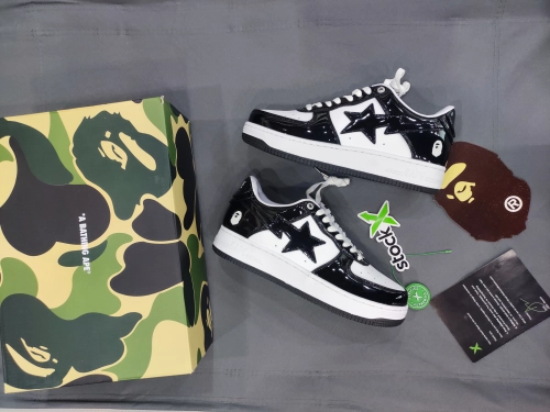 Fake Bape Sk8 Sta Low  1G70-109-0001(BapeSta) review 