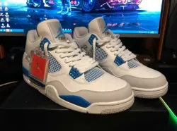 Air Jordan 4 Retro "Military Blue" 308497-105(2012) review Alvin Sam