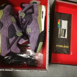 Air Jordan 4 Retro Canyon Purple AQ9129-500 review David Clarissa