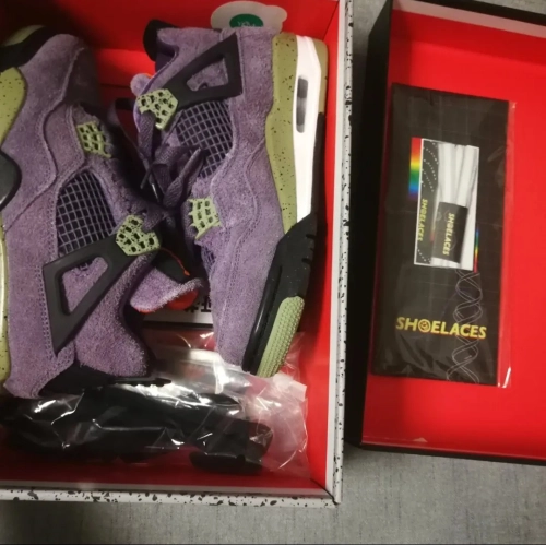 Air Jordan 4 Retro Canyon Purple AQ9129-500 review 