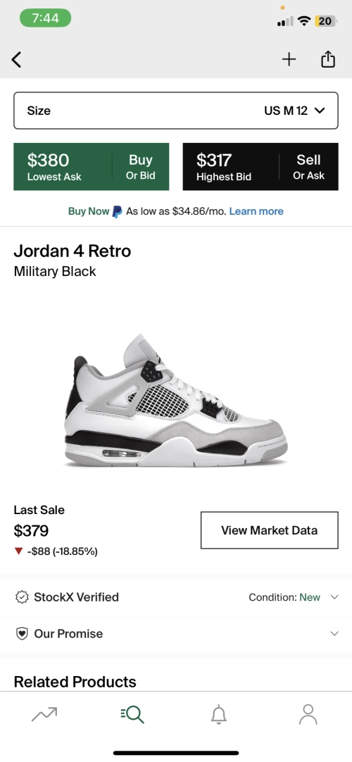 Air Jordan 4 Retro Military Black DH6927-11 review 