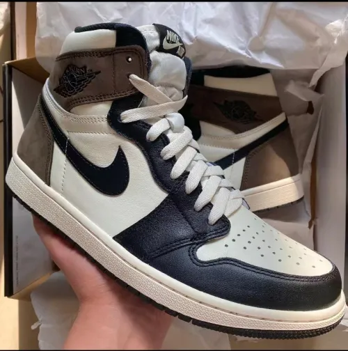 Air Jordan 1 Retro High OG 'Dark Mocha'  555088-105（GET） review 