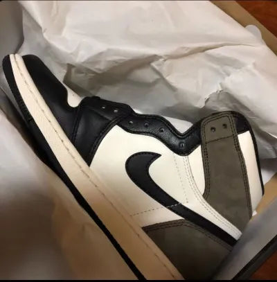 Air Jordan 1 Retro High Dark Mocha 555088-105(Top Quality) review Gilbert