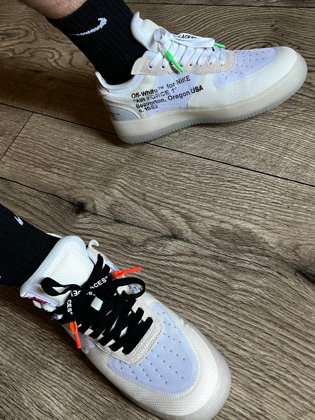 OFF White X Air Force 1 Low White AO4606-100 review Sara Patrick