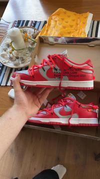 OFF White X Nike Dunk Low University Red CT0856-600 review 0