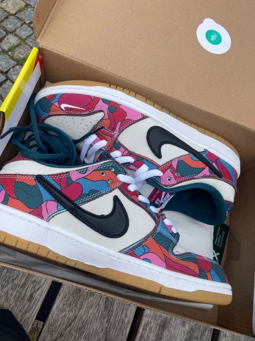 Parra x Nike SB Dunk Low Pro QS Abstract Art  DH7695-600  review 