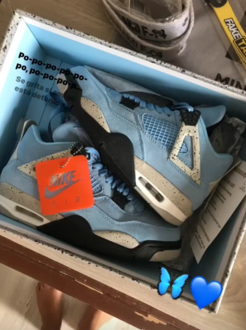 Cheap Jordan 4 SE University Blue Reps CT8527-400 review 