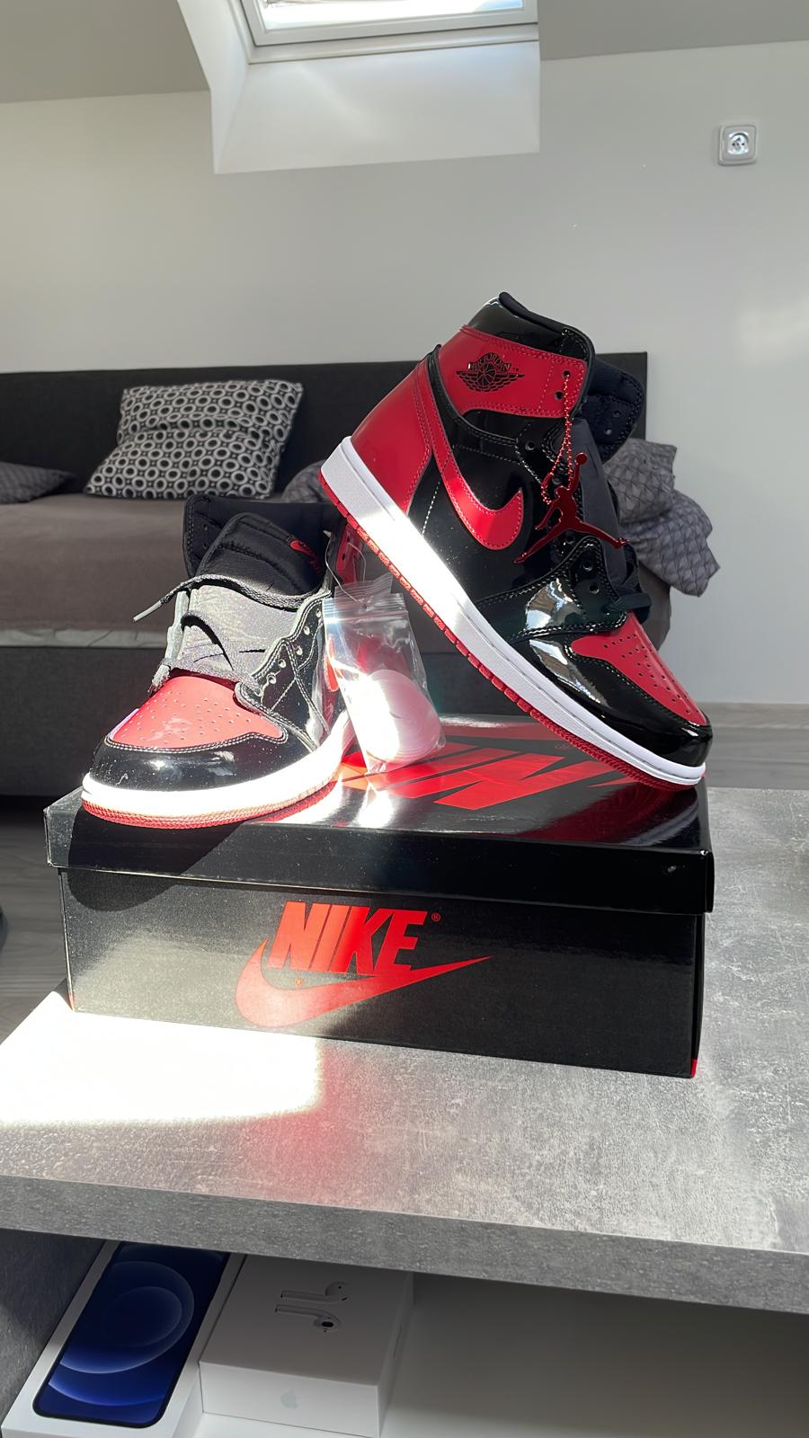 Air Jordan 1 High OG Bred Patent 555088-063 review Jaroslav