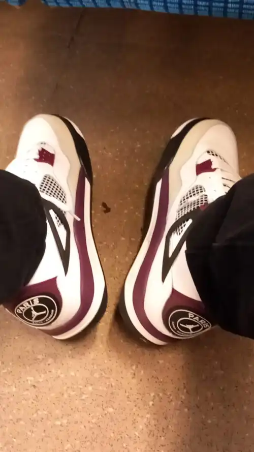 Air Jordan 4 Retro PSG Paris  CZ5624-100 (Best Quality) review 