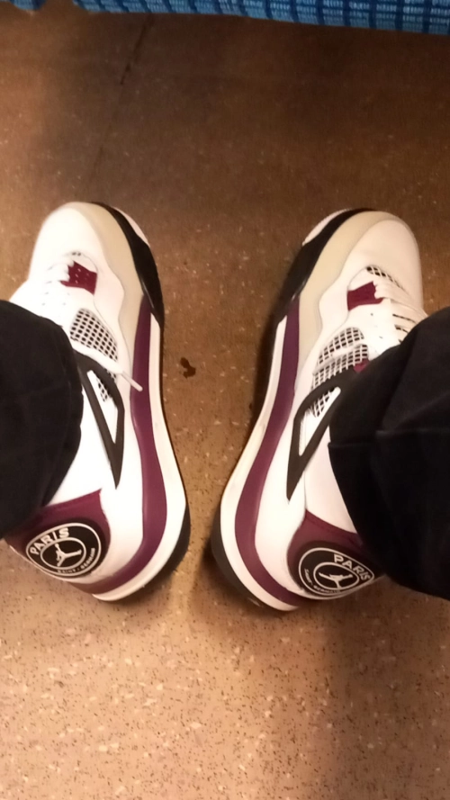 Air Jordan 4 Retro PSG Paris  CZ5624-100 (Best Quality) review 